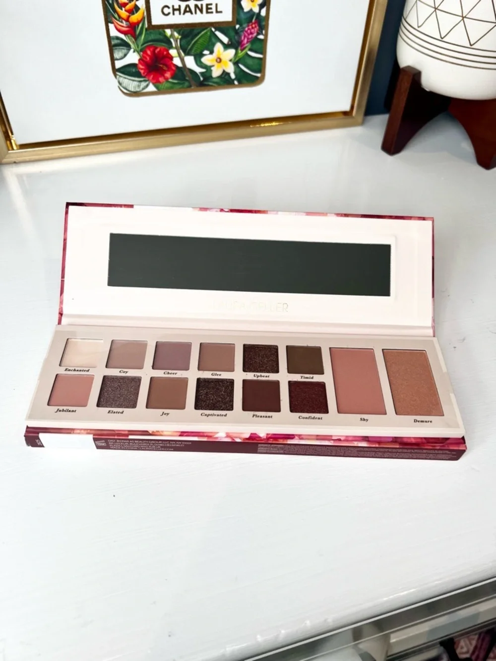 Laura Geller Blushing Beauty Eyeshadow Blush Highlighter Palette Pinks & Browns